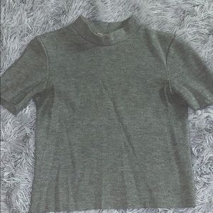 Knit turtleneck top
